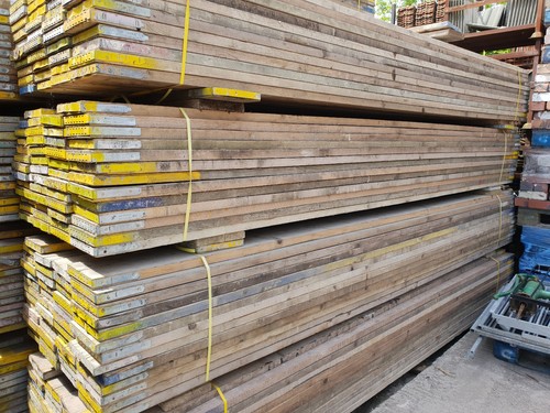 Reclaimed used scaffold boards - reclaimed,
