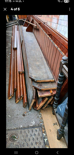 Pitch pine antique - wood, planks