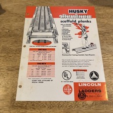 Lincoln Ladders Co. HUSKY