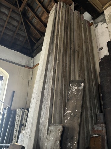 Vintage scaffolding planks - scaffolding,