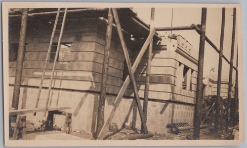 1928 photo concrete block - concrete,
