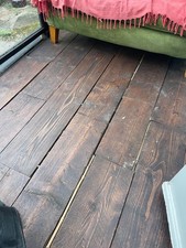 ex-scaffolding planks, sanded