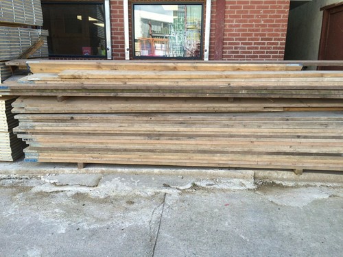 Used scaffold boards 11ft - used,